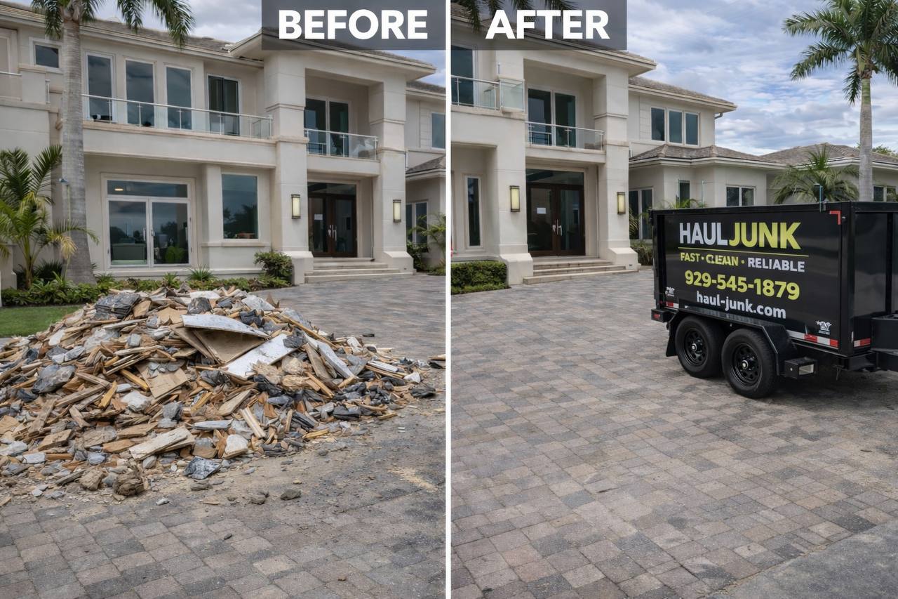Before and after cleanup 4